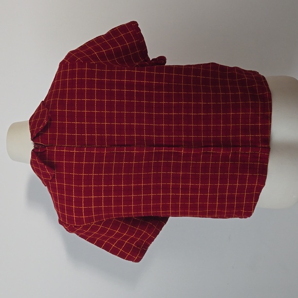 Refashioned Vintage Checker Shirt (S/M) ♻️🧵 - Picture 5 of 7